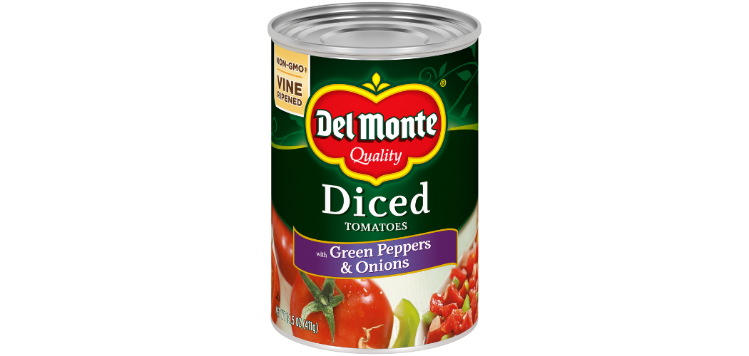 Diced Tomatoes with Green Pepper & Onion Del Monte®